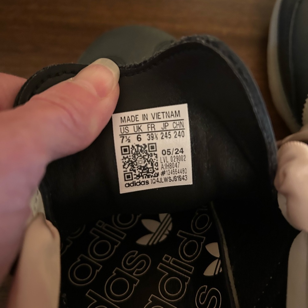 adidas Samba Black and White Sneakers - Picture 13 of 13